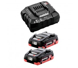 
                  METABO Zestaw 2 akumulatory LiHD 4Ah 18V + ładowarka ASC 55 SE 685191000 EAN 4061792184923
